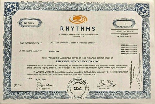 Rhythms netconnections early - rhythms,
