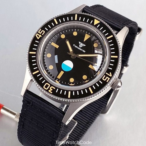 Orologio retro automatico nh35 - automatico,