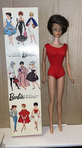 Barbie mattel 1962 - barbie, bruna
