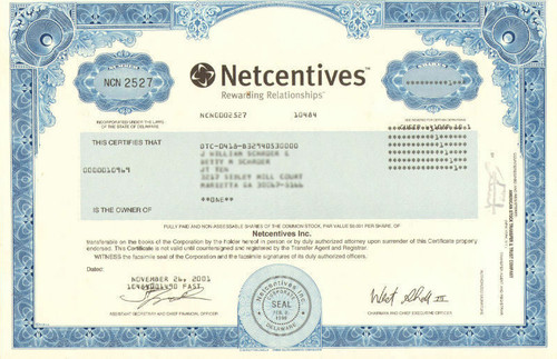 Netcentives inc dot com - inc., dot-com